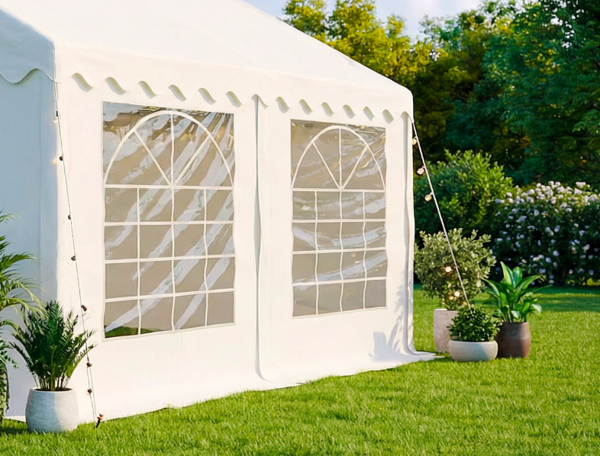 Plachty párty stanu - bočnice s okny