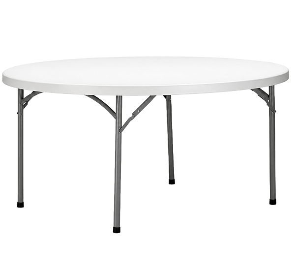 Skládací kulatý stůl průměr 183 cm