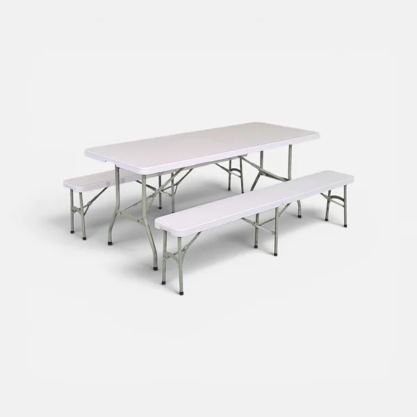 Plastový pivní set 180 cm - stůl a lavice od Ambitent