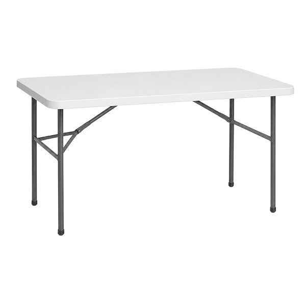 Skládací cateringový stůl bílý - 150 cm
