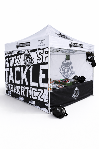 Ambitent - nůžkový stan s potiskem - Tacklesport