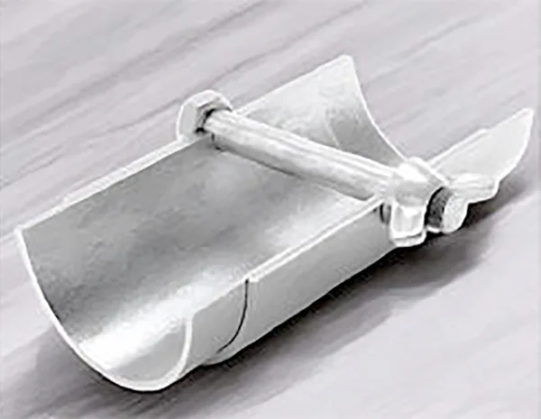 Průřez ocelovou trubkou párty stanu