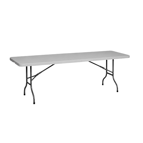 Skládací cateringový stůl šedý - 180 cm