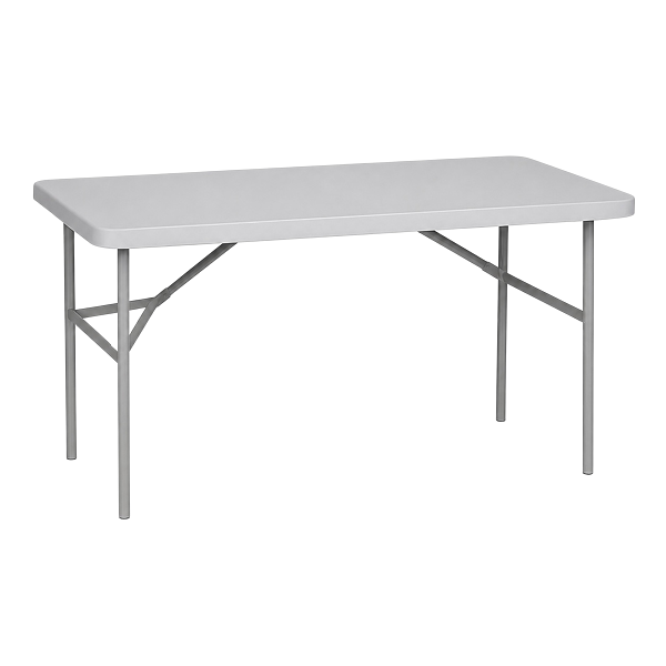 Skládací cateringový stůl šedý - 180 cm