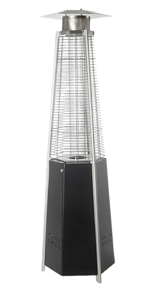 Zahradní plynové topidlo HEXAGON 12,5 kW s viditelným plamenem