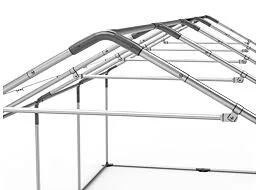 Detail střechy s výztuhou párty stanu PREMIUM