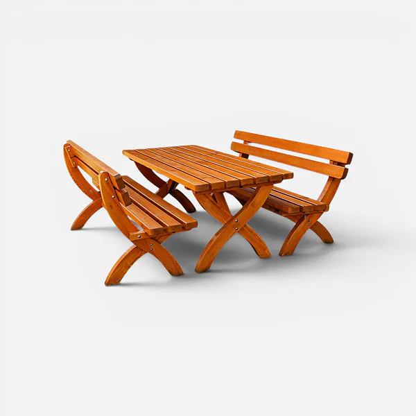 Pivní set De Lux I 180x60 cm - stůl a lavice