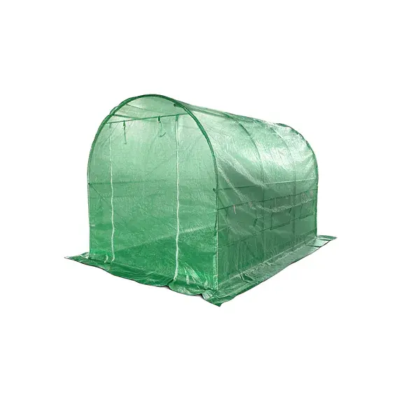 Fóliovník 2×3 m – pozinkovaná konstrukce Ø 25 mm a vstup na zip